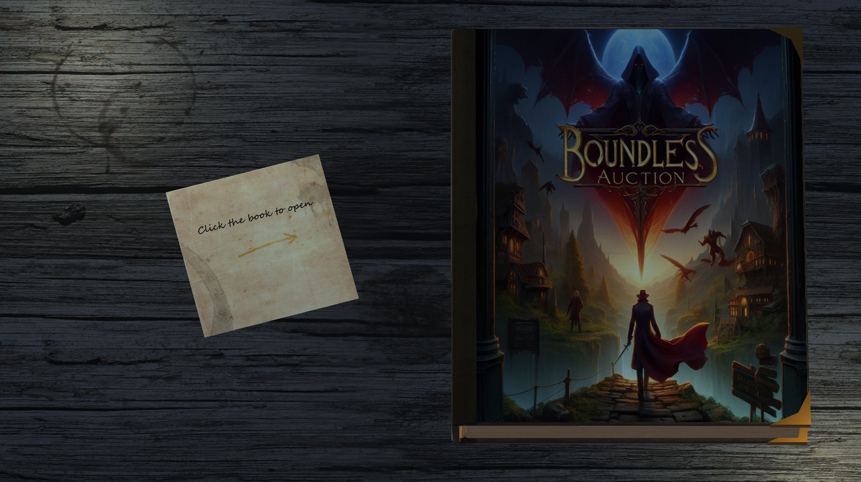 Boundless Auction Game